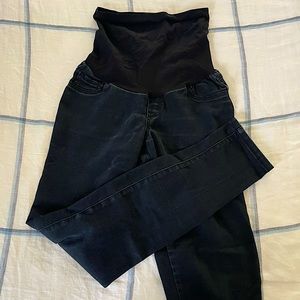 Black maternity jeans / jeggings